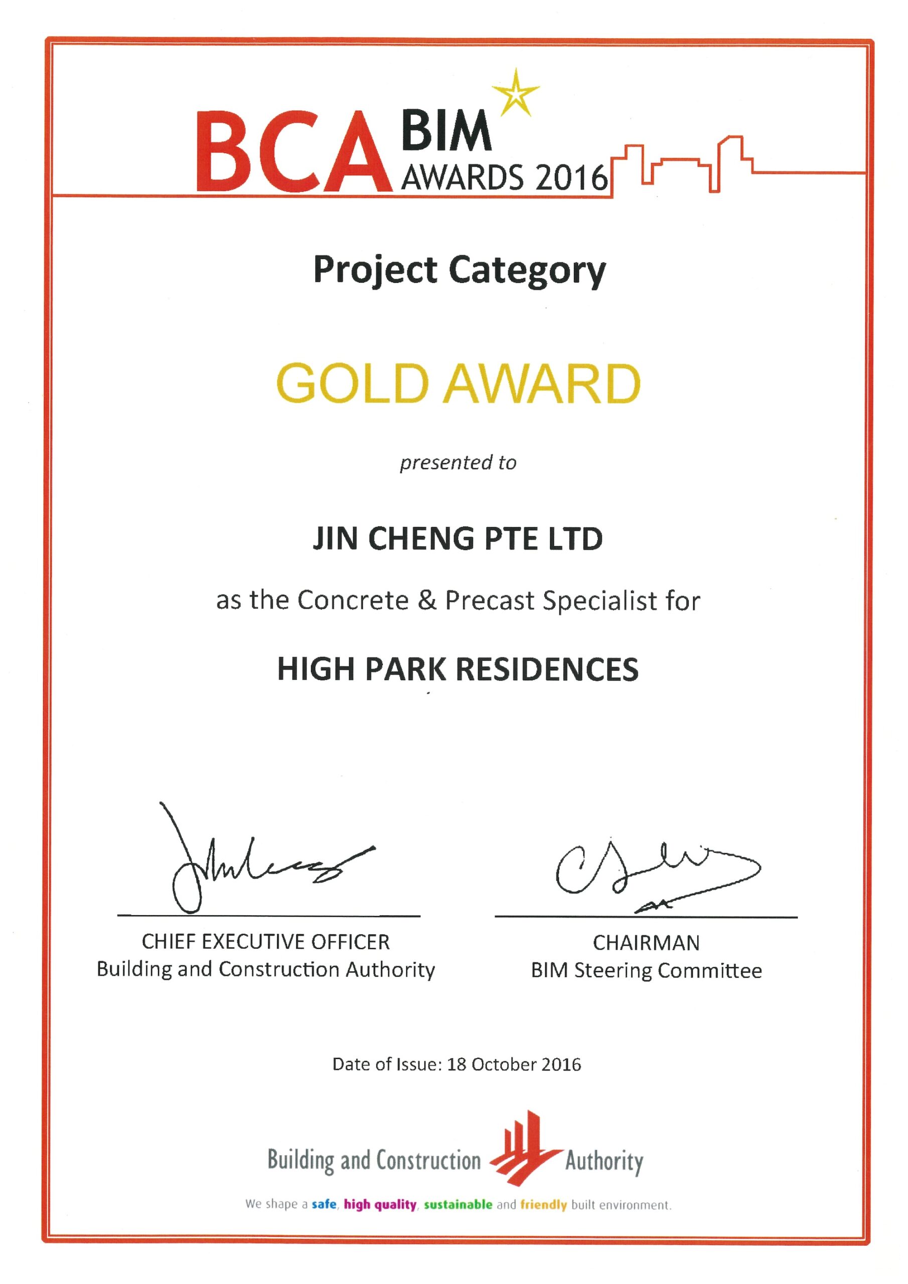 image of BCA BIM AWARDS