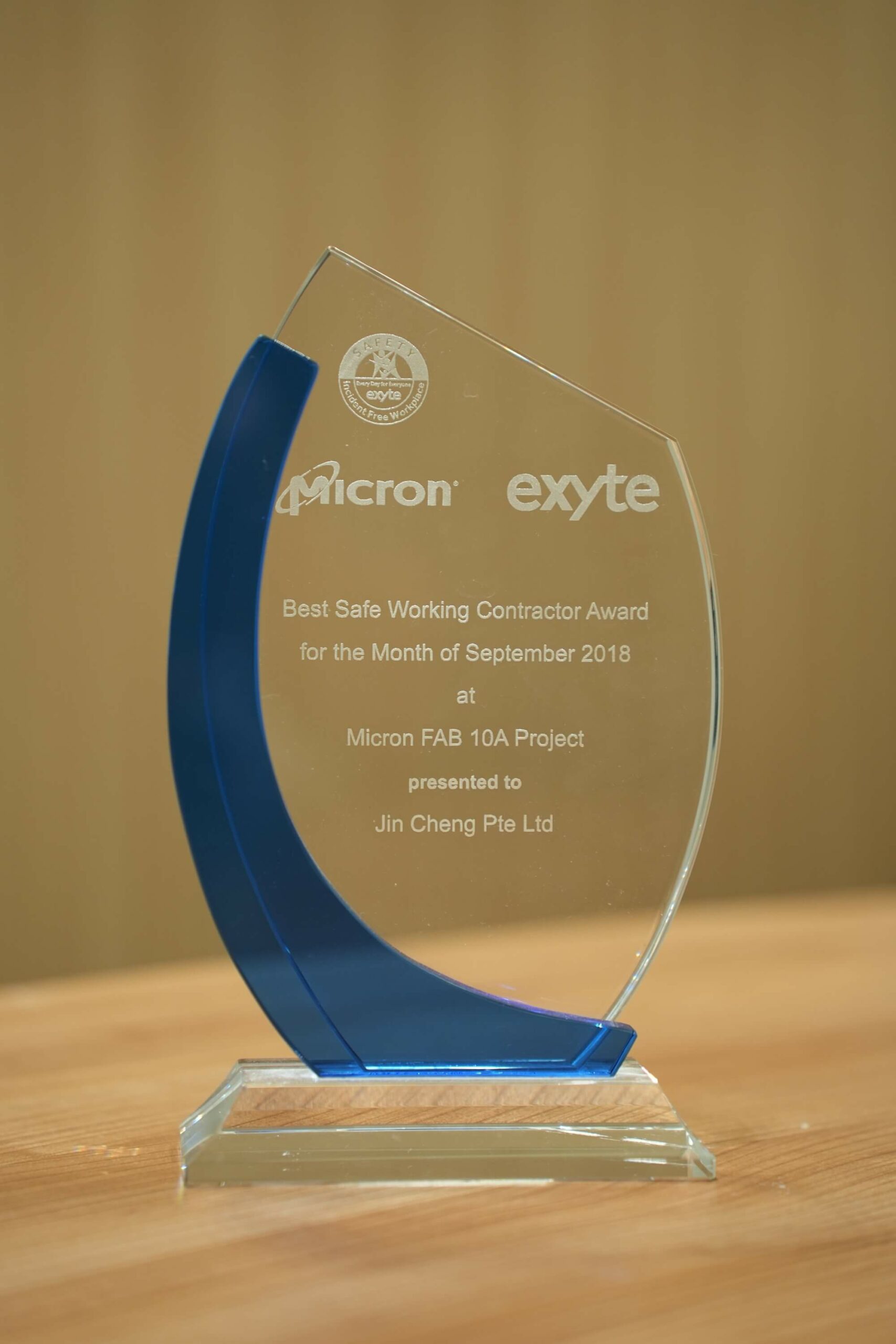 image of Extye Best Safe Working Contractor Award