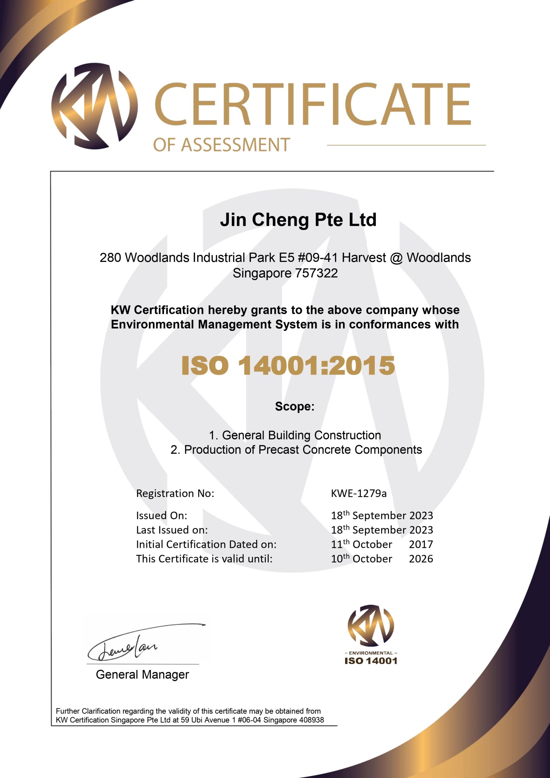 image of ISO 14001:2015